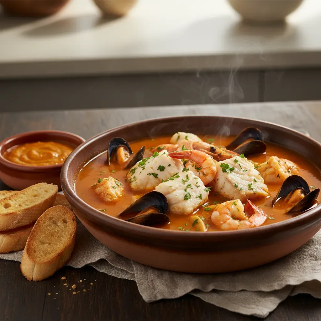 La Auténtica Bouillabaisse Marsellesa: Sabor del Mediterráneo en tu Mesa- ID: 211