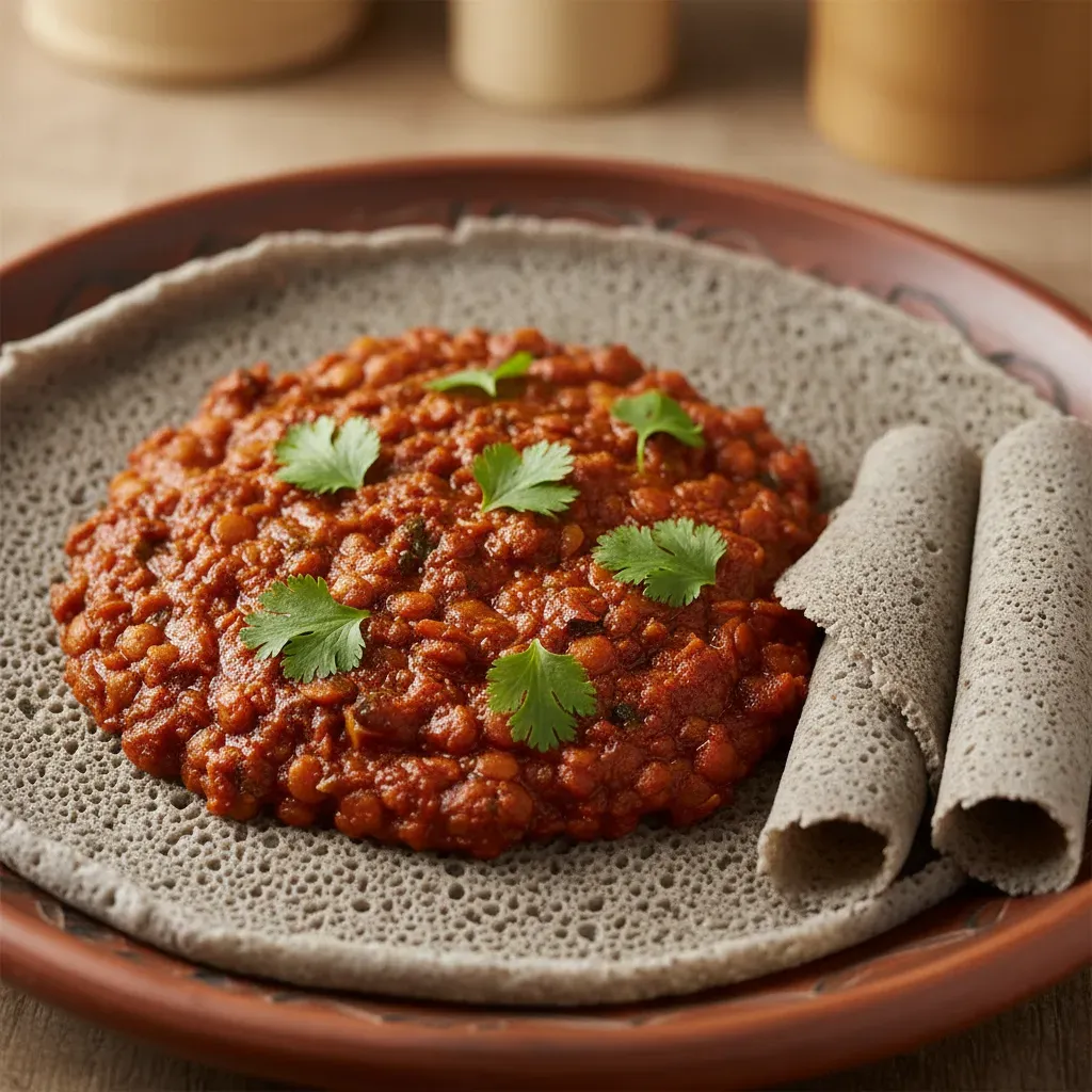 Injera con Misir Wot: El Viaje Culinario a Etiopía más Especiado- ID: 248