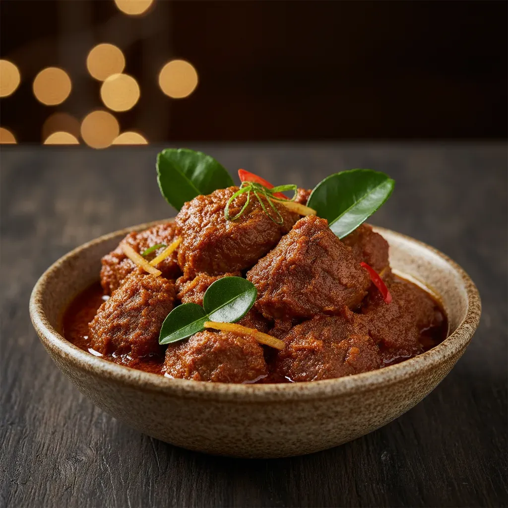 Rendang de Ternera: El Curry Seco de Sumatra que te Enamorará- ID: 222