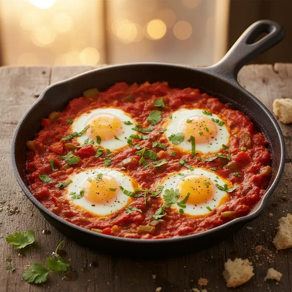 🍳 Shakshuka de Túnez: Un Desayuno Mediterráneo lleno de Sabor- ID: 225